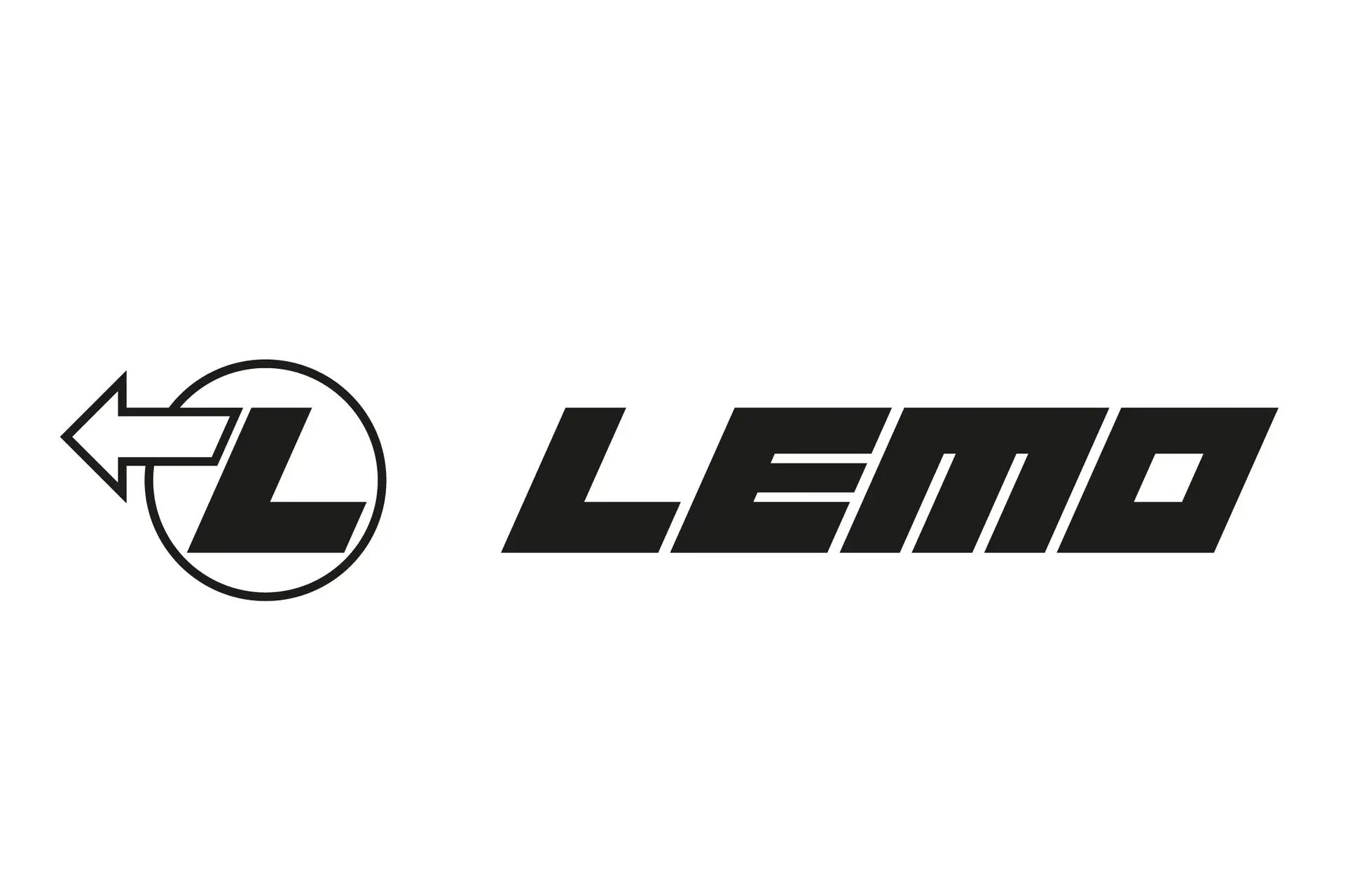The official logo of Lemo, featuring its black script-style text on a white background.
