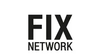 The official logo of Fix Network, featuring its black script-style text on a white background.