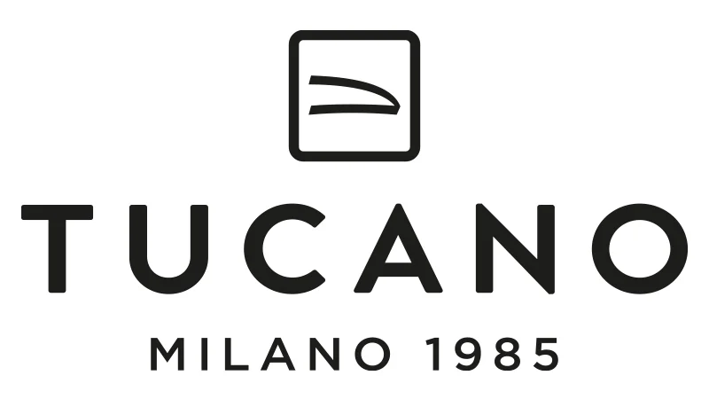 The official logo of Tucano, featuring its black script-style text on a white background.
