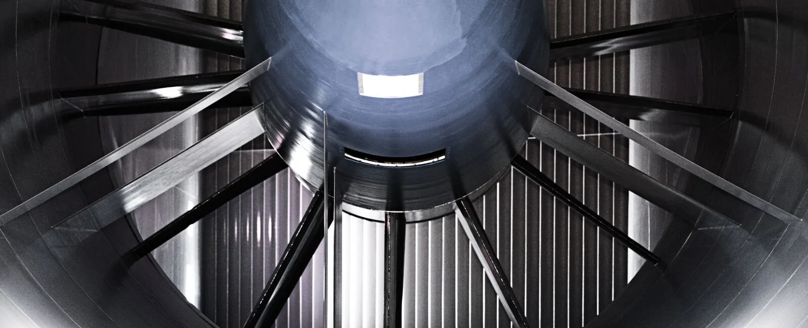 A high-tech wind tunnel facility at the Sauber F1 Team factory in Hinwil, Switzerland, used for aerodynamic testing and development of Formula 1 race cars.