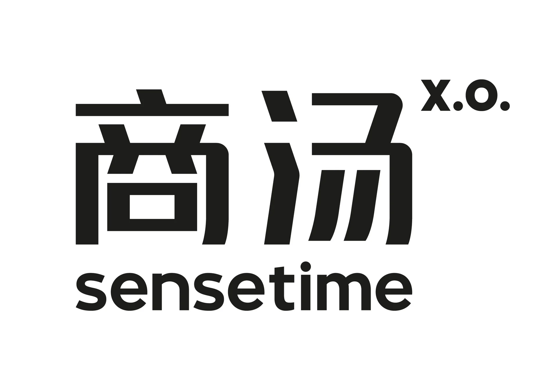 The official logo of SenseTime, featuring its black script-style text on a white background.