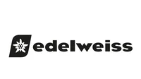 The official logo of Edelweiss, featuring its black script-style text on a white background.