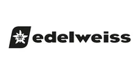 The official logo of Edelweiss, featuring its black script-style text on a white background.