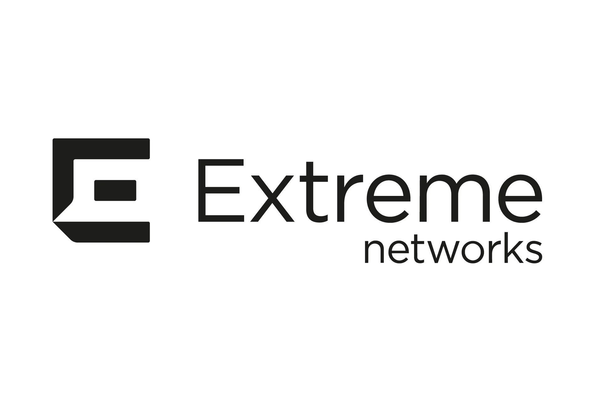 The official logo of Extreme Networks, featuring its black script-style text on a white background.
