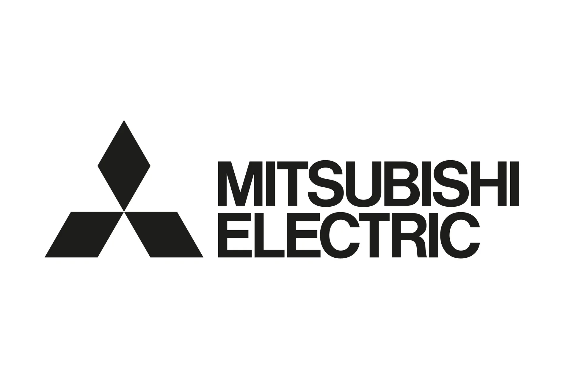 The official logo of Mitsubishi, featuring its black script-style text on a white background.