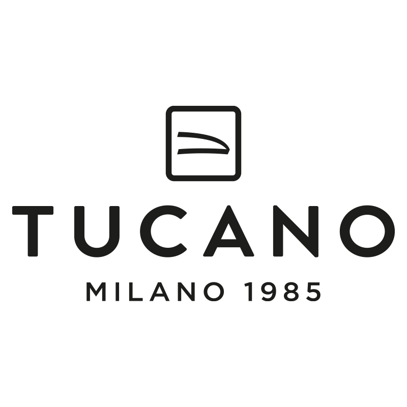 The official logo of Tucano, featuring its black script-style text on a white background.